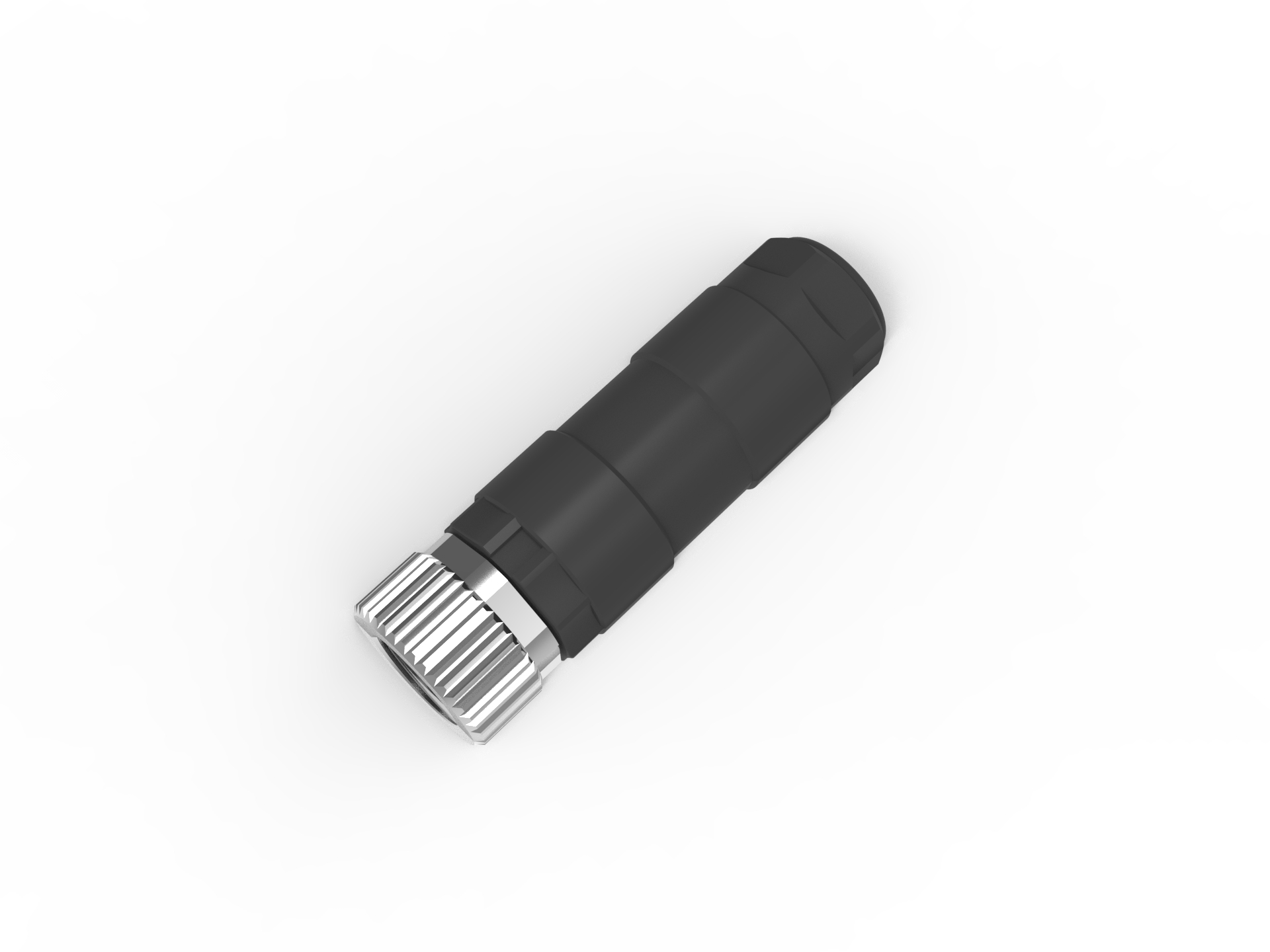 M8现场安装4孔直头连接器