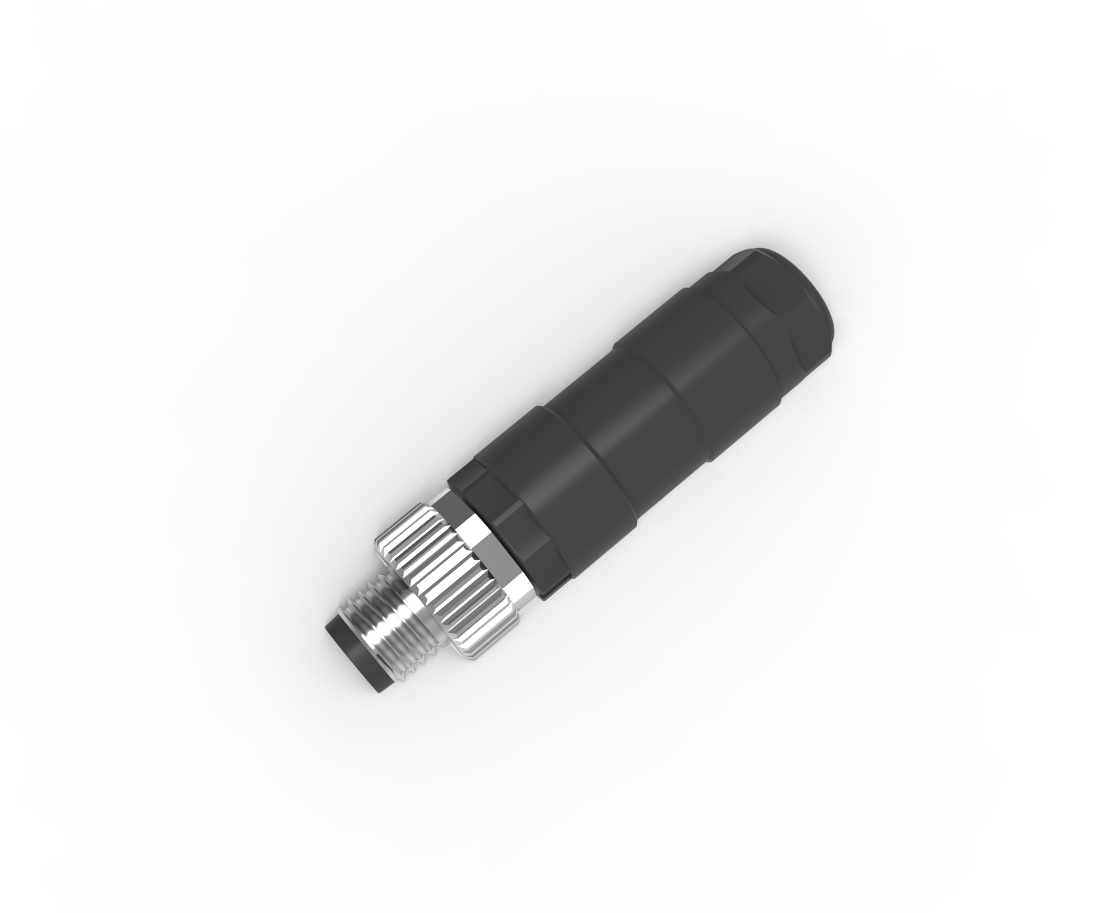 M8现场安装3针直头连接器
