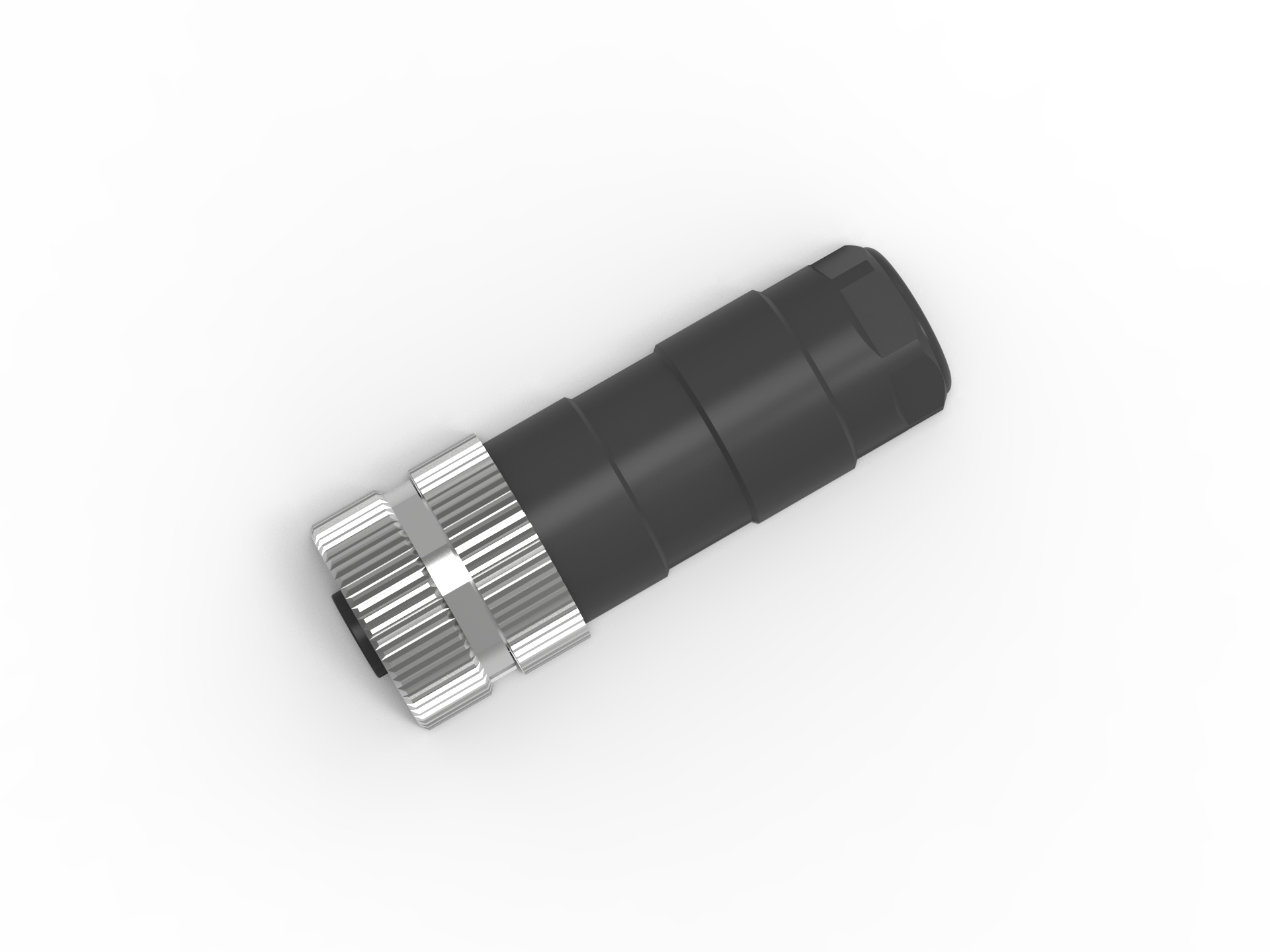 M12现场安装8孔直头连接器